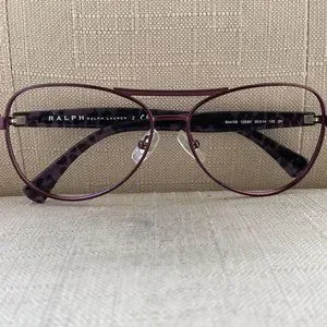 Ralph Lauren Women Eyeglasses/Sunglasses Frame Purple Tone Glasses Ralph Lauren RA7116 Purple/Tortoise/Multicolor Eyeglasses  main image 4